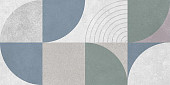 Atlas Плитка настенная серый мозаика 08-00-06-2458 200*400