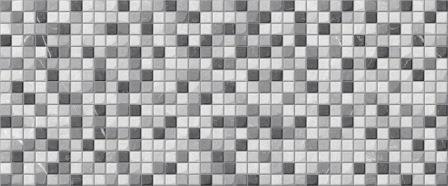Плитка настенная    Global Tile   Fiori GT  05  600*250 10100000517 серая мозаика
