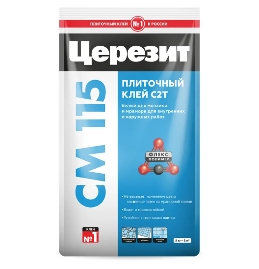 Клей белый для мозайки СМ 115  5кг