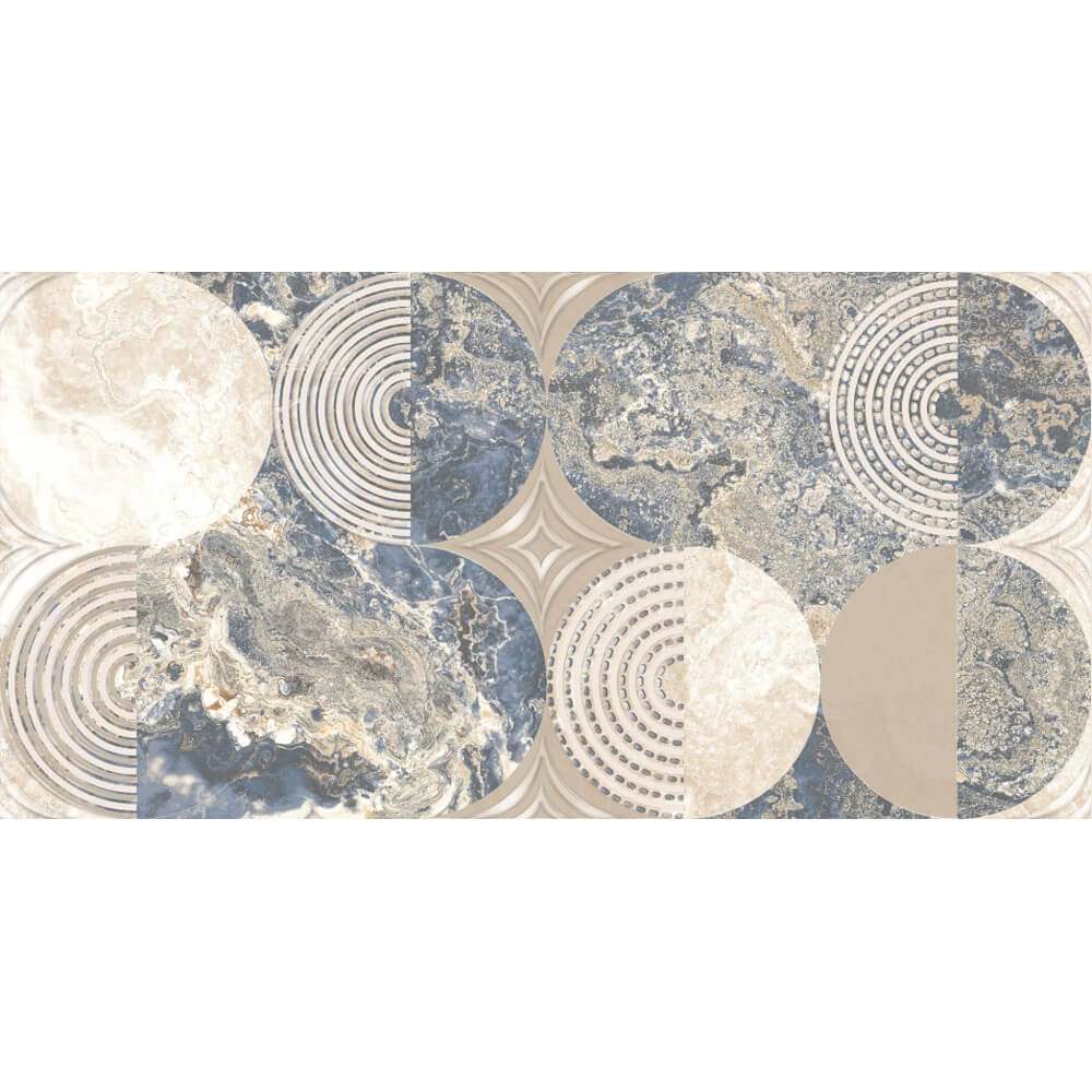 Ричмонд декор D1 синий 300*600