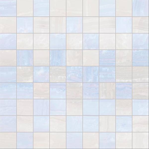   Laparet  Diadema Мозаика 300*300  голубая+белая
