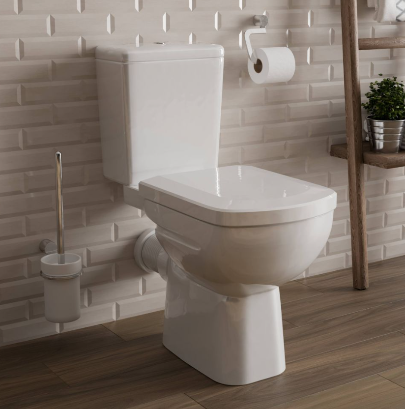 Унитаз-компакт Diana HOME De Luxe c 2 ур. арм., сиденьем (дюропласт) De Luxe soft-close и болтами кр