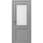 Дверь Деканто Barhat Grey ДО серый сатин 2000*700