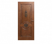 Дверь Сан-Ремо ДГ 700 Орех-2 английскийский накладной декор
