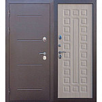 Дверь мет.11см ISOTERMA медный антик Лиственница мокко 960 левая