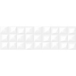 Gradient облицовочная плитка  рельеф белый  (GRS052D) 198*598
