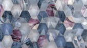 Плитка настенная  Axima Ницца  (1,25) 250*500 цветы рельеф  
