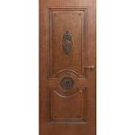 Дверь Сан-Ремо ДГ 600 Орех-2 английскийский Накладной декор