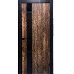 Дверь IN 2 ДГ каменное дерево Farbspektrum кромка черная 2000*800