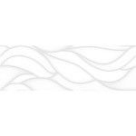 Плитка настенная   Laparet   Sigma  белая  рельеф 200*600   17-10-00-463 