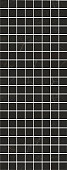 Алькала декор черный мозаичный MM7204 200*500 